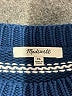 Madewell Stripes Blue Pullover Sweater Size XL - photo 6