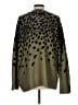 Tribal Animal Print Green Pullover Sweater Size L - photo 2