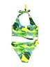 Shein Tropical Green One Piece Swimsuit Size L - photo 2
