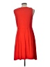 Ann Taylor Solid Red Cocktail Dress Size L - photo 2