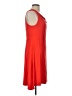 Ann Taylor Solid Red Cocktail Dress Size L - photo 4