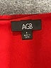 AGB Red 3/4 Sleeve Blouse Size L - photo 7