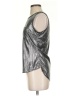 Assorted Brands Metallic Silver Sleeveless Blouse Size S - photo 5