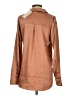 Mystree Metallic Brown Long Sleeve Blouse Size S - photo 2