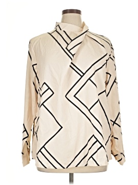 Shein Curve Long Sleeve Blouse