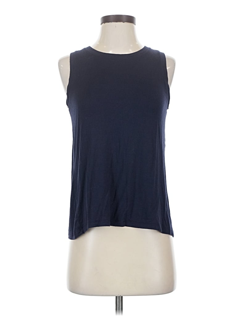 Pre-owned Halogen Sleeveless T-shirt In Blue