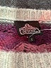 Angie Chevron-herringbone Purple Pullover Sweater Size S - photo 7