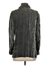 Express Metallic Gray Long Sleeve Blouse Size S - photo 2