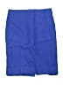 J.Crew 100% Wool Solid Blue Wool Skirt Size 2 (petite) - photo 1