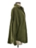 Bill Blass Solid Green Long Sleeve Blouse Size S - photo 4