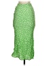 Moon River Polka Dots Green Casual Skirt Size XS - photo 2