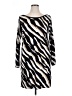 Laundry by Design Animal Print Black Casual Dress Size XL - photo 1