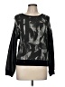 Express 100% Cotton Animal Print Black Pullover Sweater Size M - photo 1
