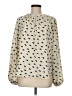H&M 100% Polyester Ivory Long Sleeve Blouse Size M - photo 1