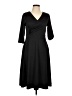 Assorted Brands Solid Black Cocktail Dress Size L - photo 1