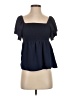 Unbranded 100% Polyester Blue Short Sleeve Top Size 4 - photo 1