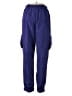 New Look 100% Polyester Color Block Blue Cargo Pants Size M - photo 2