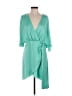 Ramy Brook 100% Polyester Teal Cocktail Dress Size 4 - photo 1