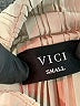 VICI 100% Polyester Stripes Ivory Long Sleeve Blouse Size S - photo 7
