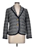 J.Crew Chevron-herringbone Blue Blazer Size 12 - photo 1