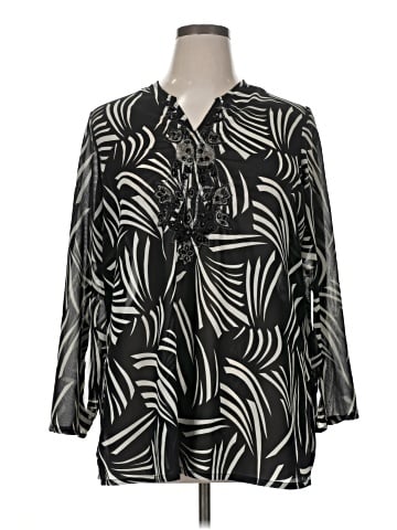 Denim 24/7 Long Sleeve Blouse (view 1)