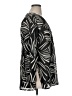 Denim 24/7 100% Polyester Animal Print Black Long Sleeve Blouse Size 14 - photo 4