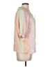 Current Air 100% Polyester Color Block Pink 3/4 Sleeve Blouse Size L - photo 4