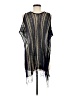 L Space 100% Acrylic Blue Poncho One size - photo 2