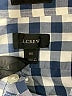 J.Crew Checkered-gingham Blue Long Sleeve Button-Down Shirt Size XS - photo 7