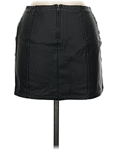 Forever 21 Faux Leather Skirt (view 2)