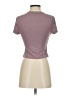 Shein Purple Short Sleeve Turtleneck Size 4 - photo 2