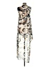 BCBGMAXAZRIA 100% Polyester Tie-dye Ivory Cocktail Dress Size XS - photo 2