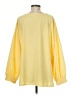 Unbranded 100% Polyester Yellow Long Sleeve Blouse Size M - photo 2
