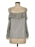 Halogen Silver 3/4 Sleeve Blouse Size M - photo 2