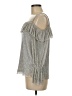 Halogen Silver 3/4 Sleeve Blouse Size M - photo 5