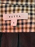 Vetta 100% Polyester Houndstooth Brown Blazer Size S - photo 6