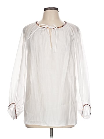 Lafayette 148 New York Long Sleeve Blouse (view 1)
