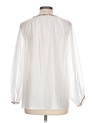 Lafayette 148 New York Long Sleeve Blouse (view 2)