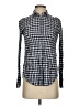J.Crew Checkered-gingham Blue Long Sleeve Button-Down Shirt Size 0 - photo 1