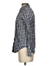 J.Crew Checkered-gingham Blue Long Sleeve Button-Down Shirt Size 0 - photo 5