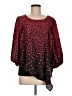 Alyx 100% Polyester Red 3/4 Sleeve Blouse Size M - photo 1