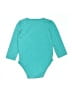 Jumping Beans 100% Cotton Teal Long Sleeve Onesie 12-18 MO / 18 MO - photo 2