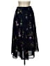 Talbots 100% Polyester Floral Black Blue Formal Skirt Size 10 (petite) - photo 2