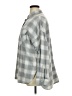 Old Navy 100% Cotton Plaid Gray Long Sleeve Button-Down Shirt Size XL - photo 5