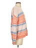 Ann Taylor LOFT Stripes Orange Pullover Sweater Size S - photo 4