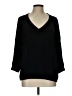 Tibi Black 3/4 Sleeve Blouse Size 10 - photo 1