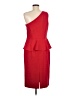 Theia Red Cocktail Dress Size 10 - photo 2