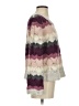 Angie Chevron-herringbone Purple Pullover Sweater Size S - photo 4
