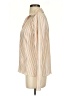 Isalis 100% Polyester Stripes Ivory Long Sleeve Blouse Size S - photo 5