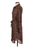 Veronica M. 100% Polyester Animal Print Brown Casual Dress Size M - photo 5